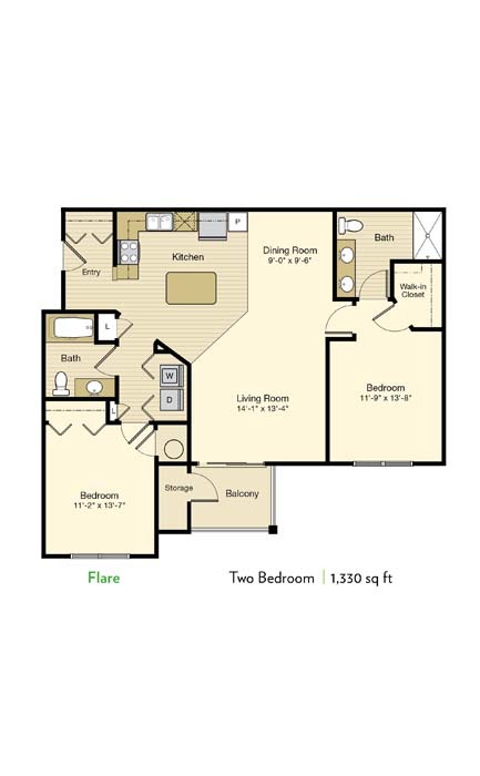 Flare Floor Plan Image